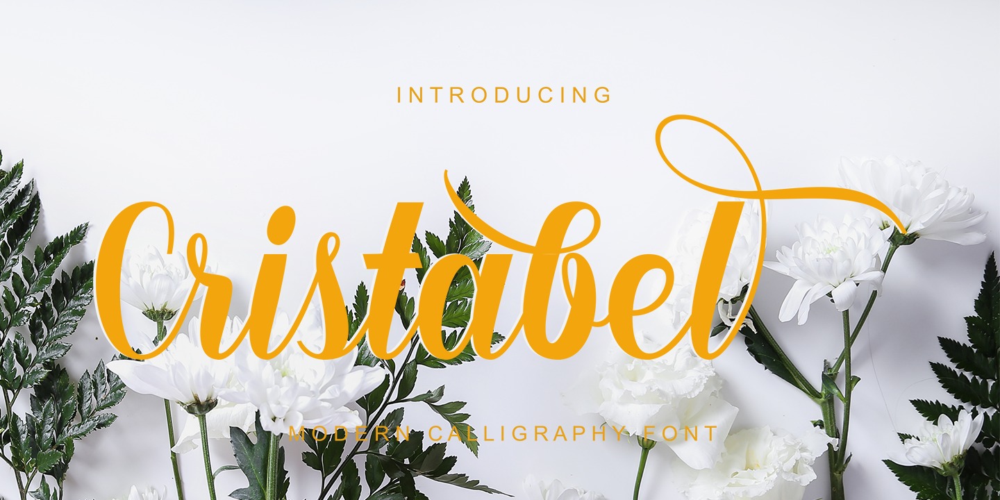 Example font Cristabel #1